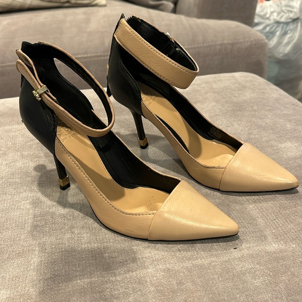 Ankle strap pumps, Tory Burch, size 8